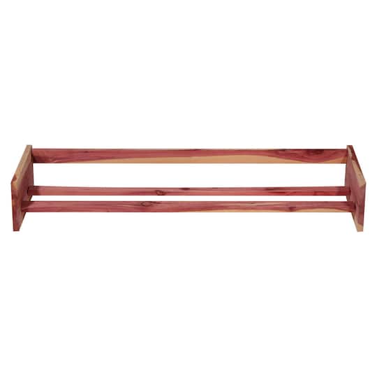 Household Essentials CedarFresh Stackable Cedar Shoe Rack
